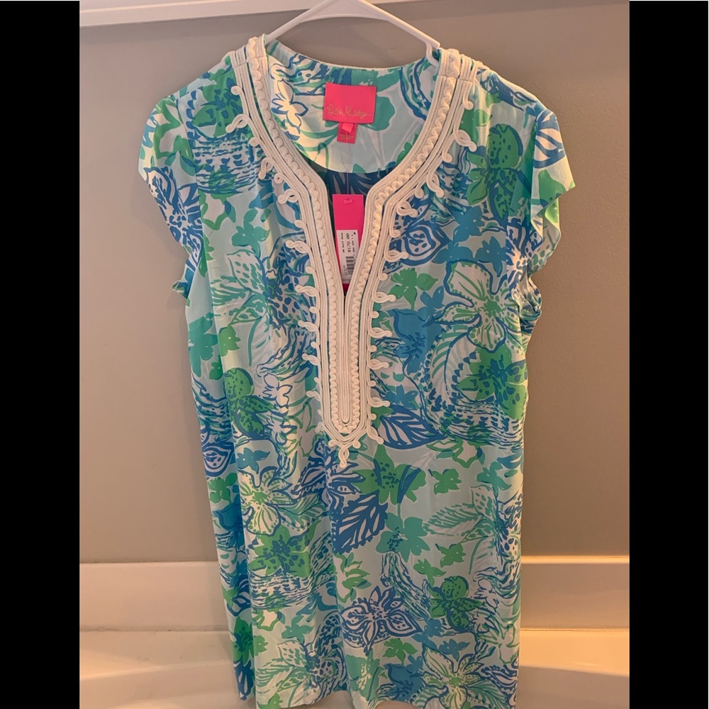 Lilly pulitzer size large madia tunic dress nwt